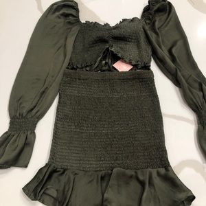 Miss Lola Green Skirt & Top Set - Size Small